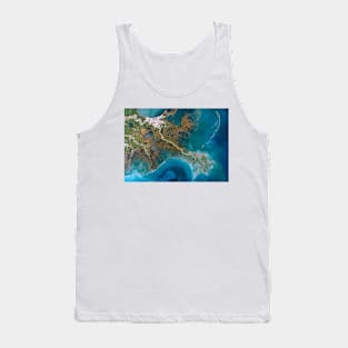 Mississippi Delta, satellite image (E552/0137) Tank Top